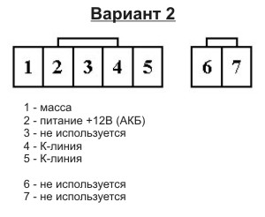 Подключение к Honda: 2 вариант