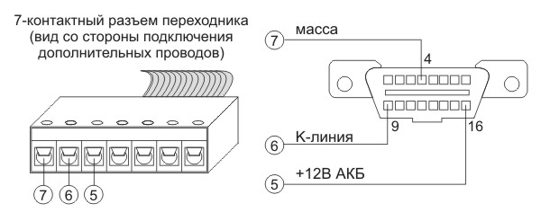 схема подключения Suzuki